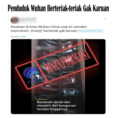 Penduduk Wuhan Berteriak-teriak Gak Karuan