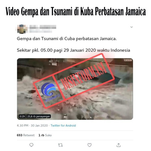 Video Gempa dan Tsunami di Kuba Perbatasan Jamaica