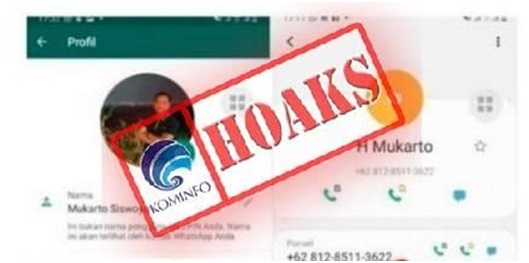 Akun Whatsapp Mengatasnamakan Rektor UGJ Mukarto Siswoyo
