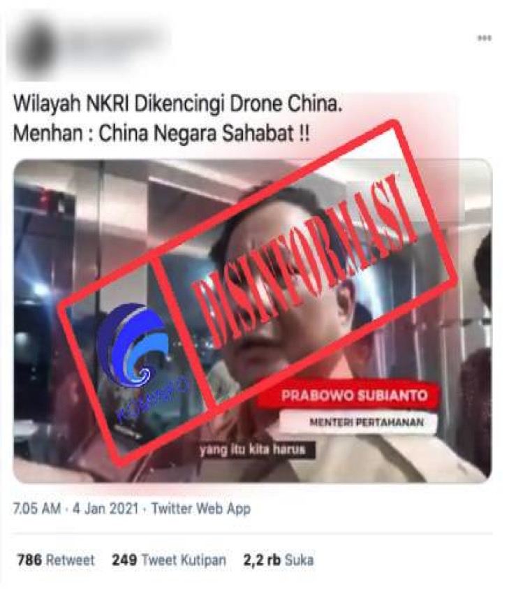 Drone Tiongkok Masuk Perairan NKRI, Prabowo Sebut Tiongkok Negara Sahabat