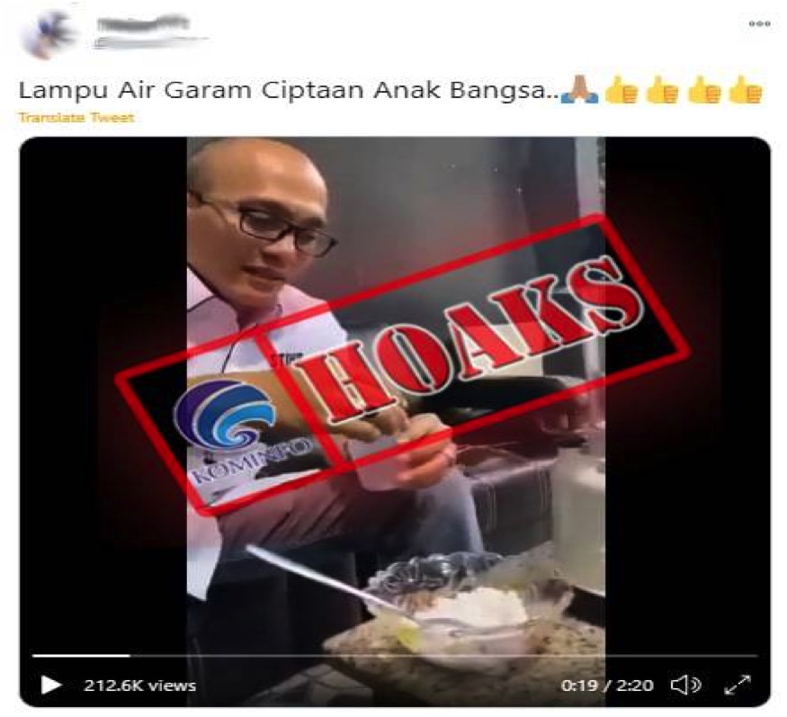 Air Garam Sumber Energi Listrik Penemuan Anak Bangsa