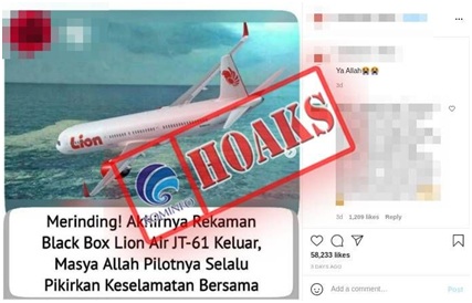 Rekaman Suara Percakapan Pilot Lion Air JT-610 Keluar