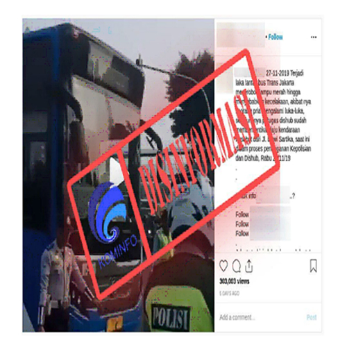 Bus Transjakarta Menerobos Lampu Merah Hingga Menyebabkan Kecelakaan