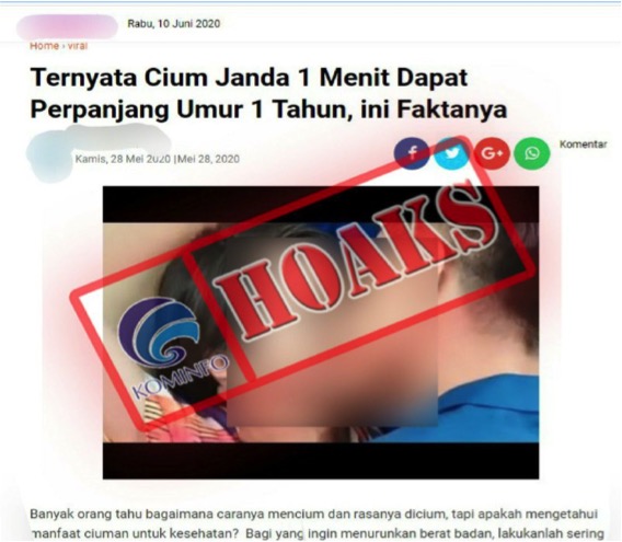 Mencium Janda 1 Menit Memperpanjang Umur 1 Tahun