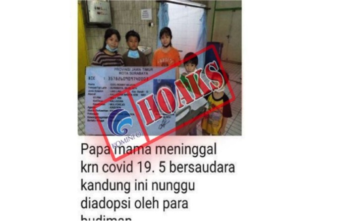 Foto 5 Saudara Kandung Menunggu Diadopsi karena Orang Tua Meninggal Terjangkit Covid-19