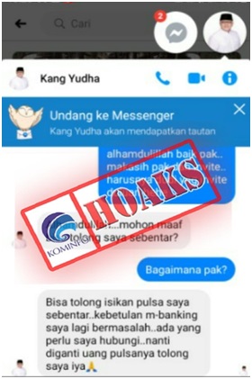 Akun Facebook Mengatasnamakan Ketua DPRD Kabupaten Sukabumi
