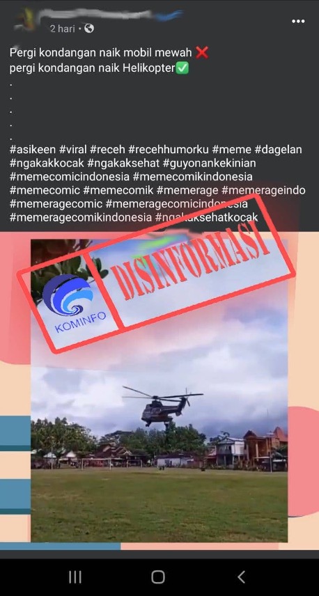 Video Naik Helikopter ke Pernikahan Mantan