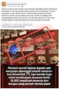 Museum di Prancis Berisi 18.000 Tengkorak Muslim