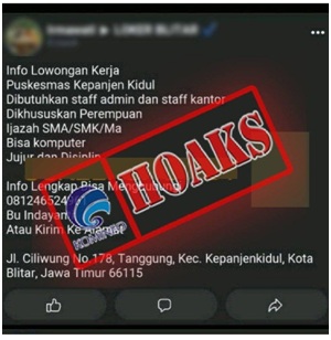 Info Lowongan Kerja Puskesmas Kepanjen Kidul