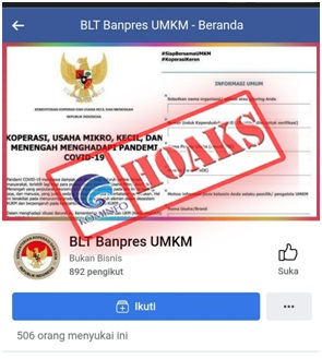 Akun BLT Banpres UMKM Mengatasnamakan KemenkopUKM