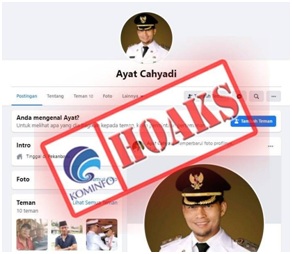 Akun Facebook Mengatasnamakan Wakil Walikota Pekanbaru Ayat Cahyadi