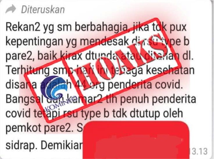 44 Tenaga Kesehatan Terpapar Covid-19 di RSUD Andi Makkasau, Kota Parepare