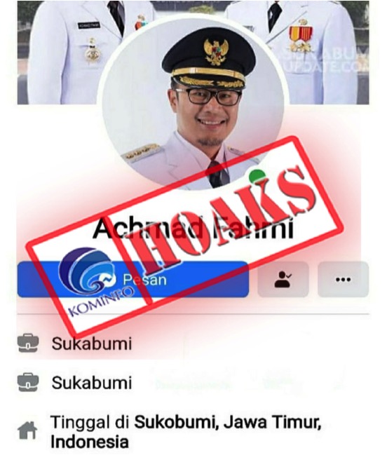 Akun Facebook Mengatasnamakan Wali Kota Sukabumi