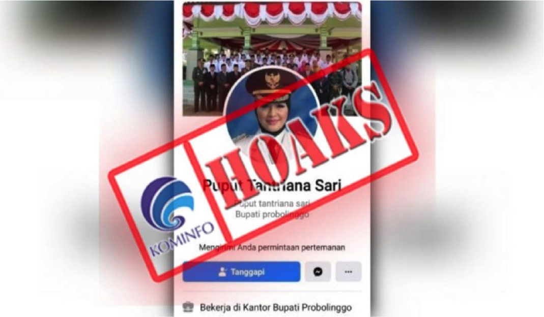 Akun Facebook Mengatasnamakan Bupati Probolinggo Puput Tantriana Sari