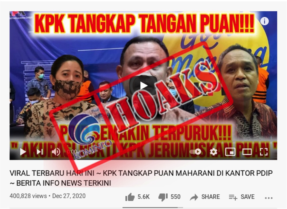 KPK Tangkap Puan Maharani