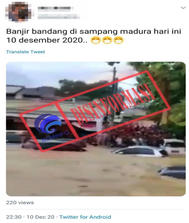 Video Banjir Hanyutkan Mobil di Sampang Madura