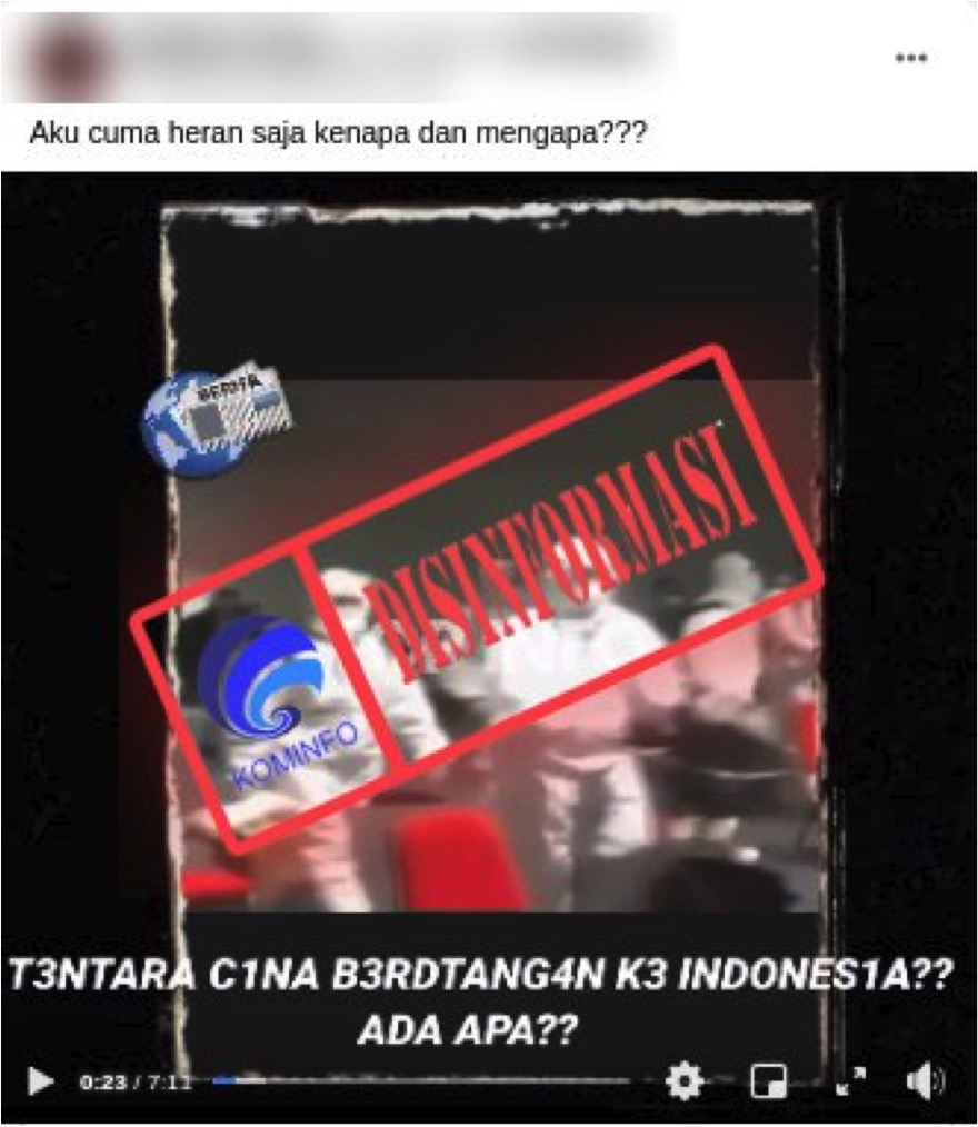 Menyamar dengan Baju Nakes, Tentara China Berhasil Masuk ke Indonesia