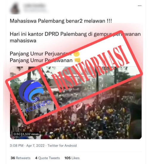 Hari Ini Kantor DPRD Palembang Digempur Perlawanan Mahasiswa