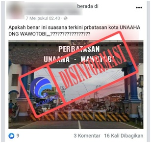 Foto Perbatasan di Konawe yang Ditutup di Tengah Mudik Lebaran 2021