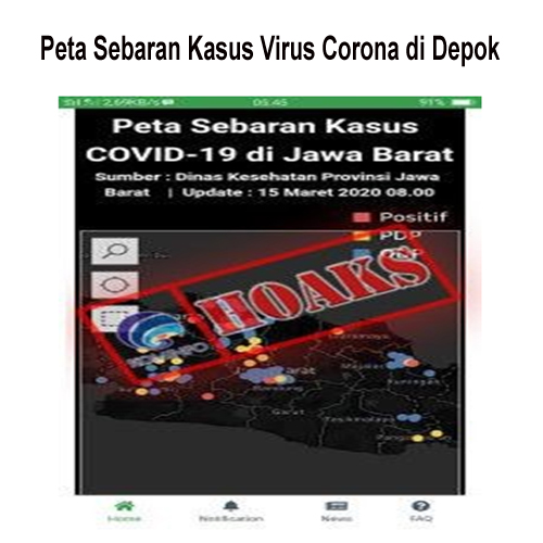 Peta Sebaran Kasus Virus Corona di Depok