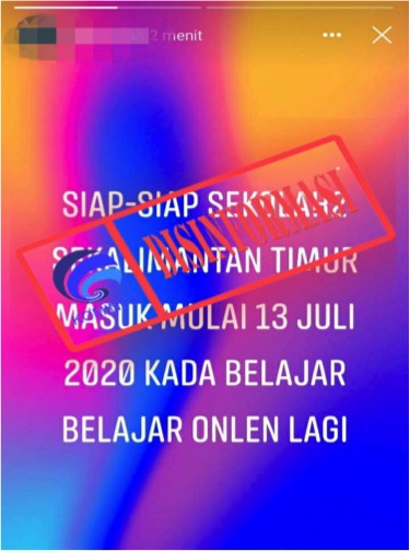 Sekolah Se-Kalimantan Timur Masuk Tanggal 13 Juli 2020 dan Tidak Lagi Belajar Online