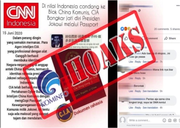 CIA Bongkar Jati Diri Presiden Indonesia Jokowi Melalui Passport