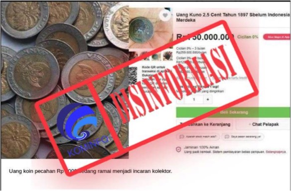 Harga Uang Koin Rp1.000 Bernilai Fantastis