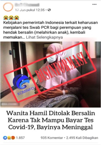 Wanita Hamil Ditolak Bersalin karena Tidak Mampu Bayar Tes Covid-19