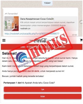 Survei Berhadiah Dana Kesejahteraan dari Coca-Cola untuk Rayakan HUT Ke-20