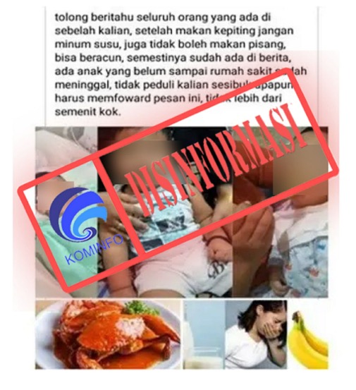 Mengonsumsi Kepiting dan Susu Bersamaan Dapat Memicu Keracunan