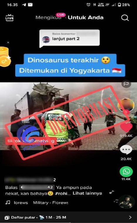 Video Penemuan Dinosaurus Terakhir di Yogyakarta