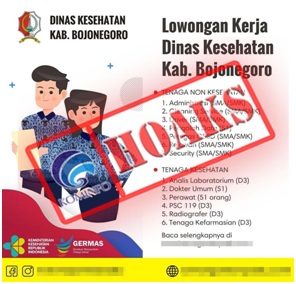 Rekrutmen Tenaga Kesehatan dan Non Kesehatan Dinkes Bojonegoro