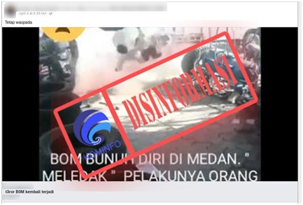 Terjadi Bom Bunuh Diri di Medan