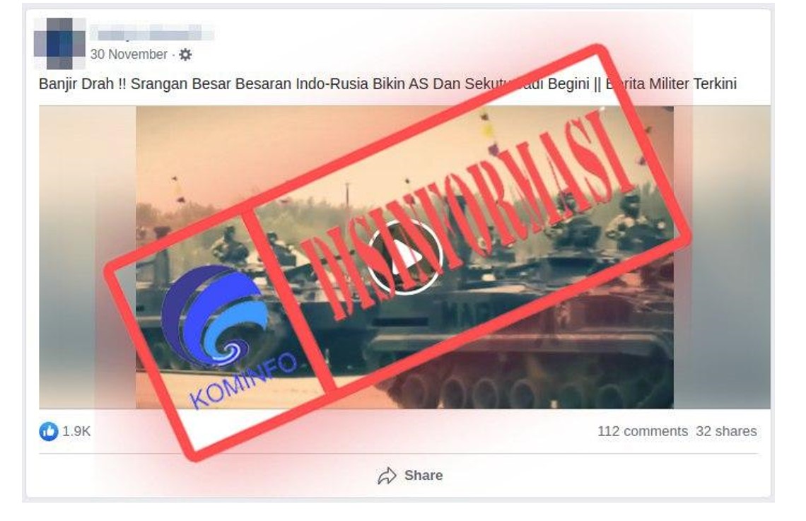 Video Serangan Besar-besaran Militer Indonesia dan Rusia ke Ukraina