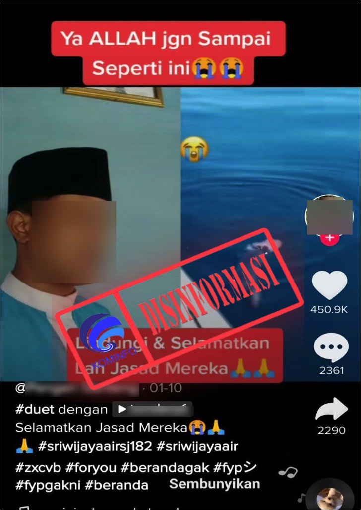 Video Jasad Korban Sriwijaya Air SJ 182