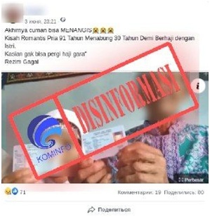 Pasangan Lansia Gagal Berangkat Haji