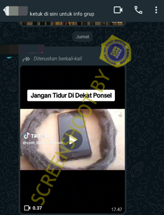 Video “Radiasi Ponsel Bisa Merusak Otak”