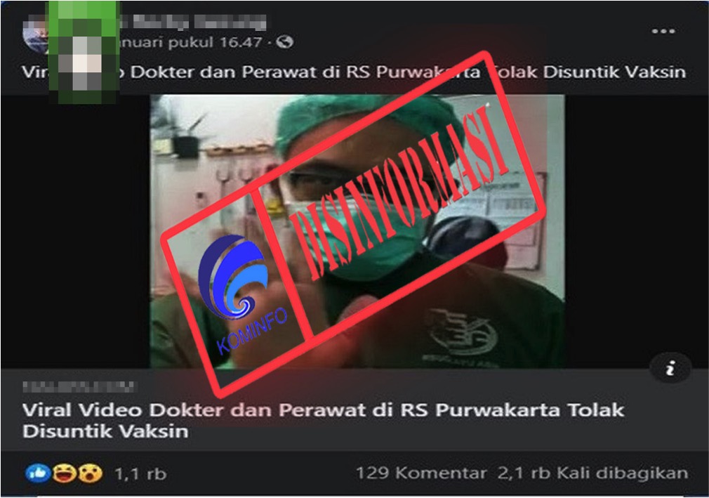 Viral Dokter dan Perawat di RS Purwakarta Tolak Disuntik Vaksin