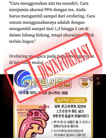 Swab Test Mandiri Harus Dilakukan di Bagian Belakang Tenggorokan Agar Akurat