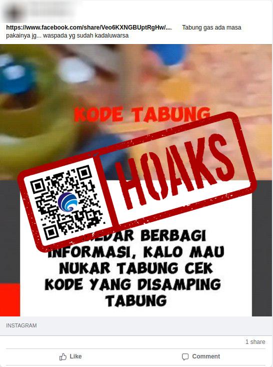 Tanggal Kedaluwarsa di Tabung Elpiji 3 Kilogram