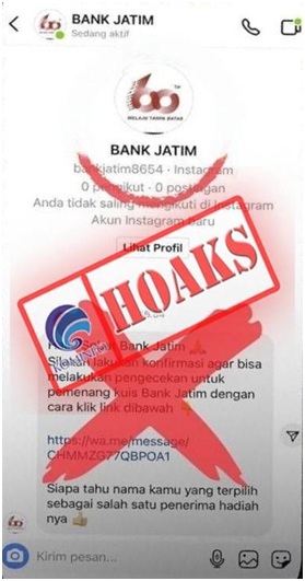 Pemenang Kuis Mengatasnamakan Bank Jatim