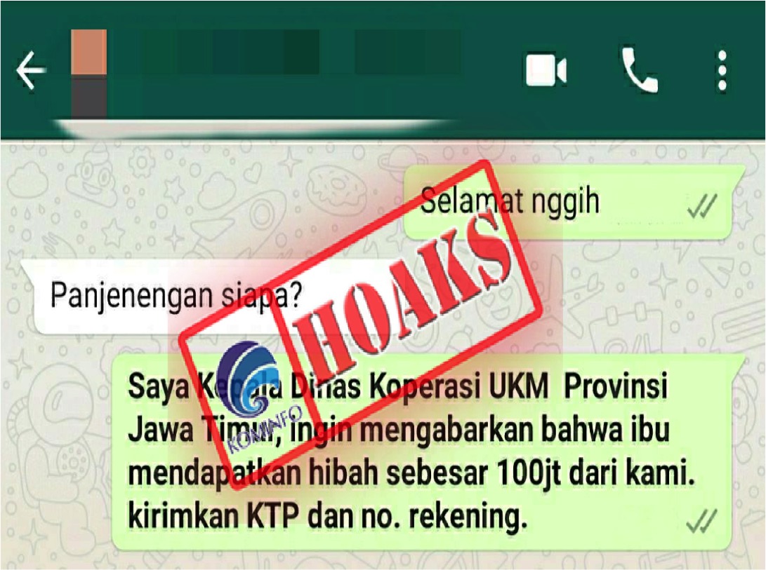 Pemberian Dana Hibah Rp 100 Juta oleh Dinas Koperasi dan UKM Jawa Timur