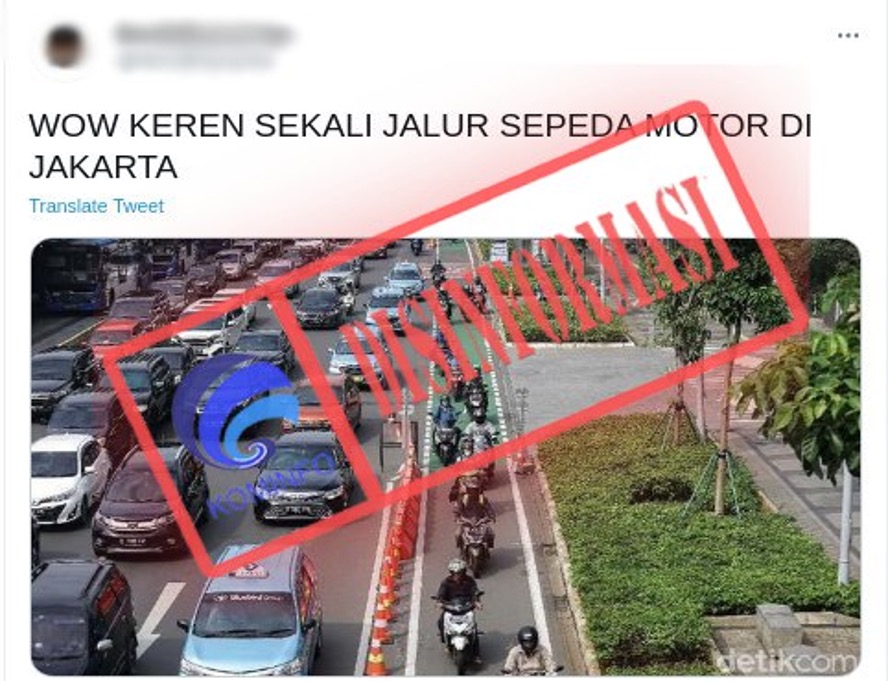 Jalur Sepeda Motor di Jakarta