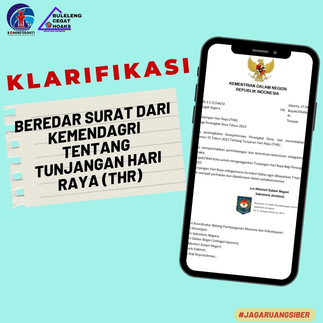 Beredar Surat dari Kemendagri tentang Tunjangan Hari Raya (THR)