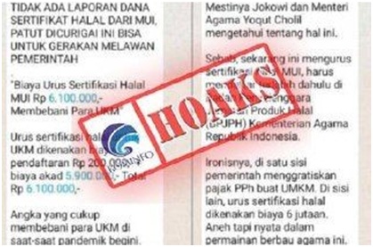 MUI Pakai Dana Serti?kasi Halal untuk Gerakan Melawan Pemerintah