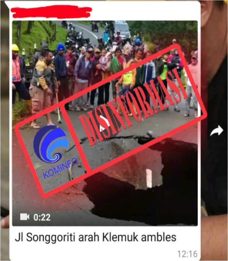 Video Jalan Amblas di Kawasan Songgoriti, Kota Batu, Malang