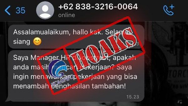 Penawaran Kerja Mencatut Nama Jobstreet