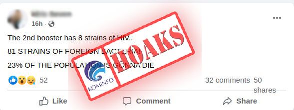 Vaksin Covid-19 Mengandung Delapan Jenis HIV