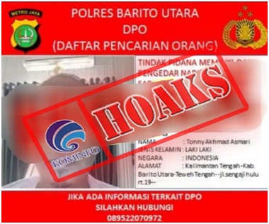 Pamflet DPO Polres Barito Utara