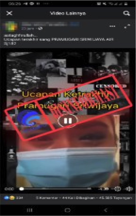 Video Ucapan Terakhir Pramugari Sriwijaya Air